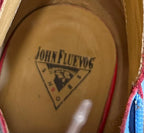 John Fluevog, Modotti Blue booties, size 8 1/2