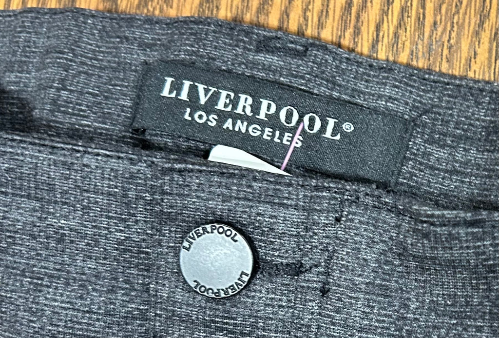 Liverpool, Black Denim, Women's size 12