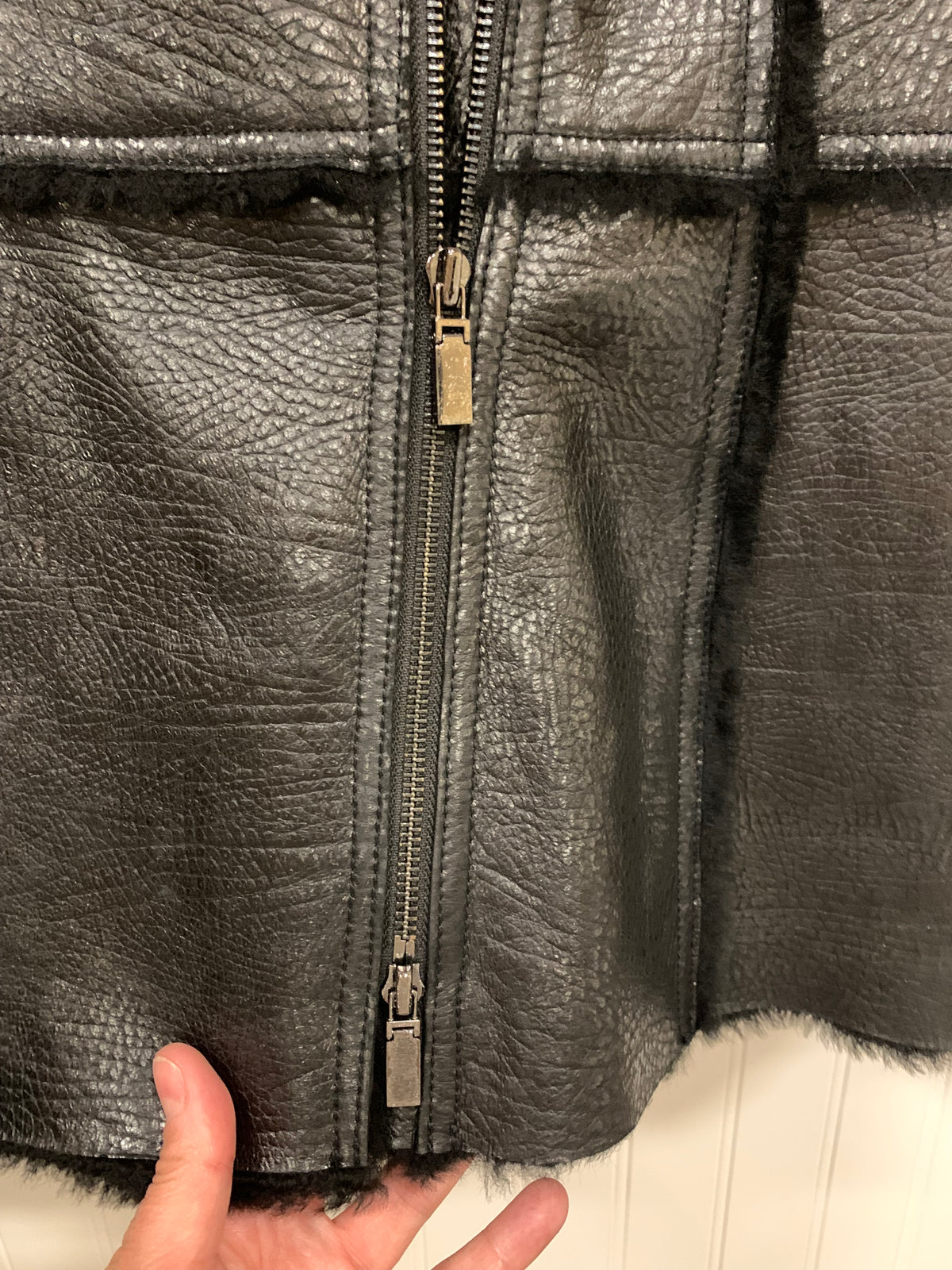 Worth, Leather Vest, Size 4