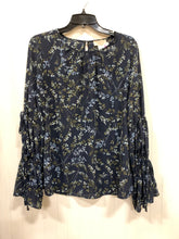 Load image into Gallery viewer, Loft Outlet Floral Lightweight Blouse Size M
