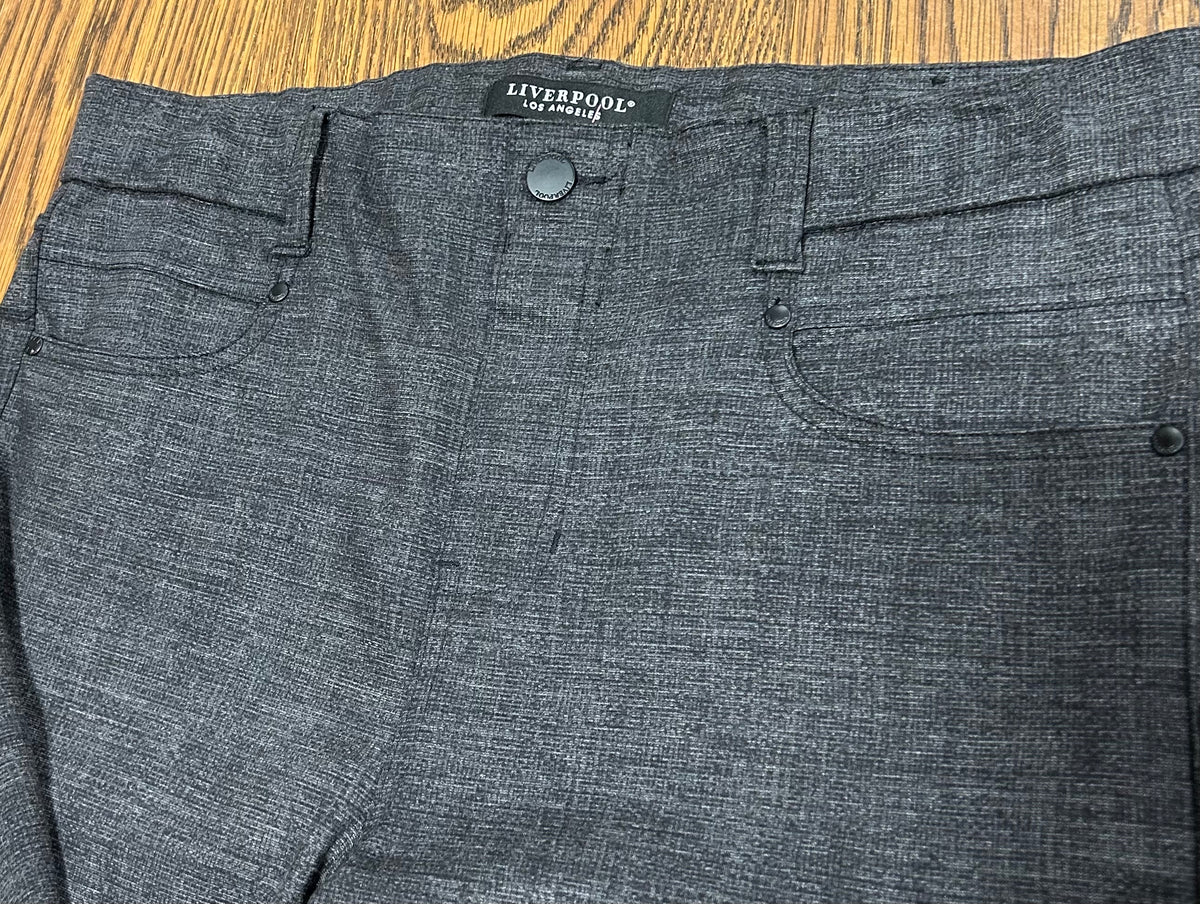 Liverpool, Black Denim, Women's size 12