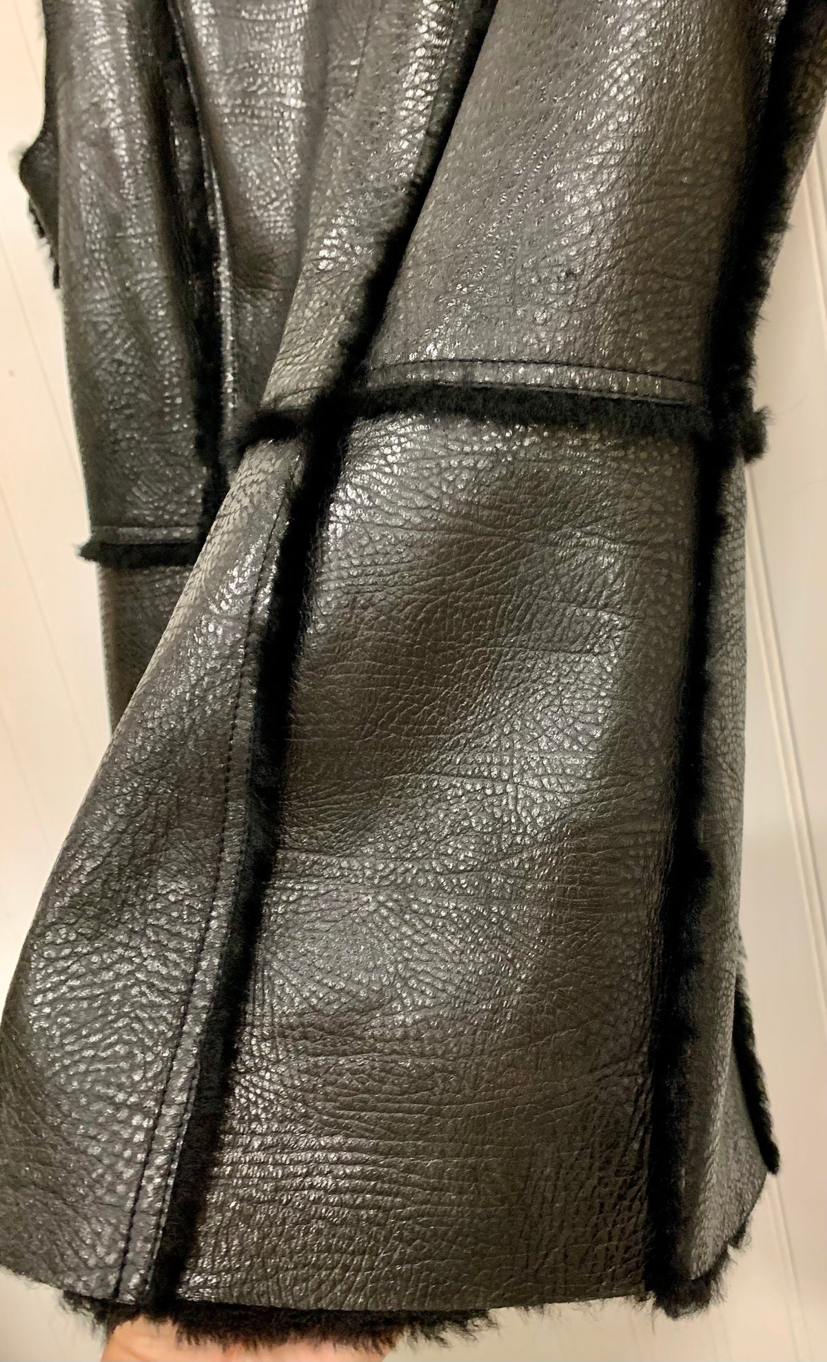Worth, Leather Vest, Size 4