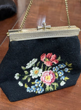 Load image into Gallery viewer, Vintage needlepoint evening bag
