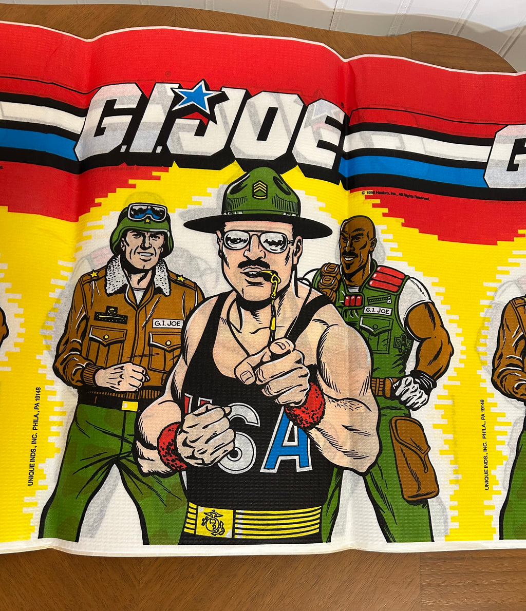 Vintage, GI Joe, Paper Tablecloth