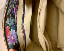 Load image into Gallery viewer, Valentina Genuine Leather Women’s Floral Handbag Gently Used
