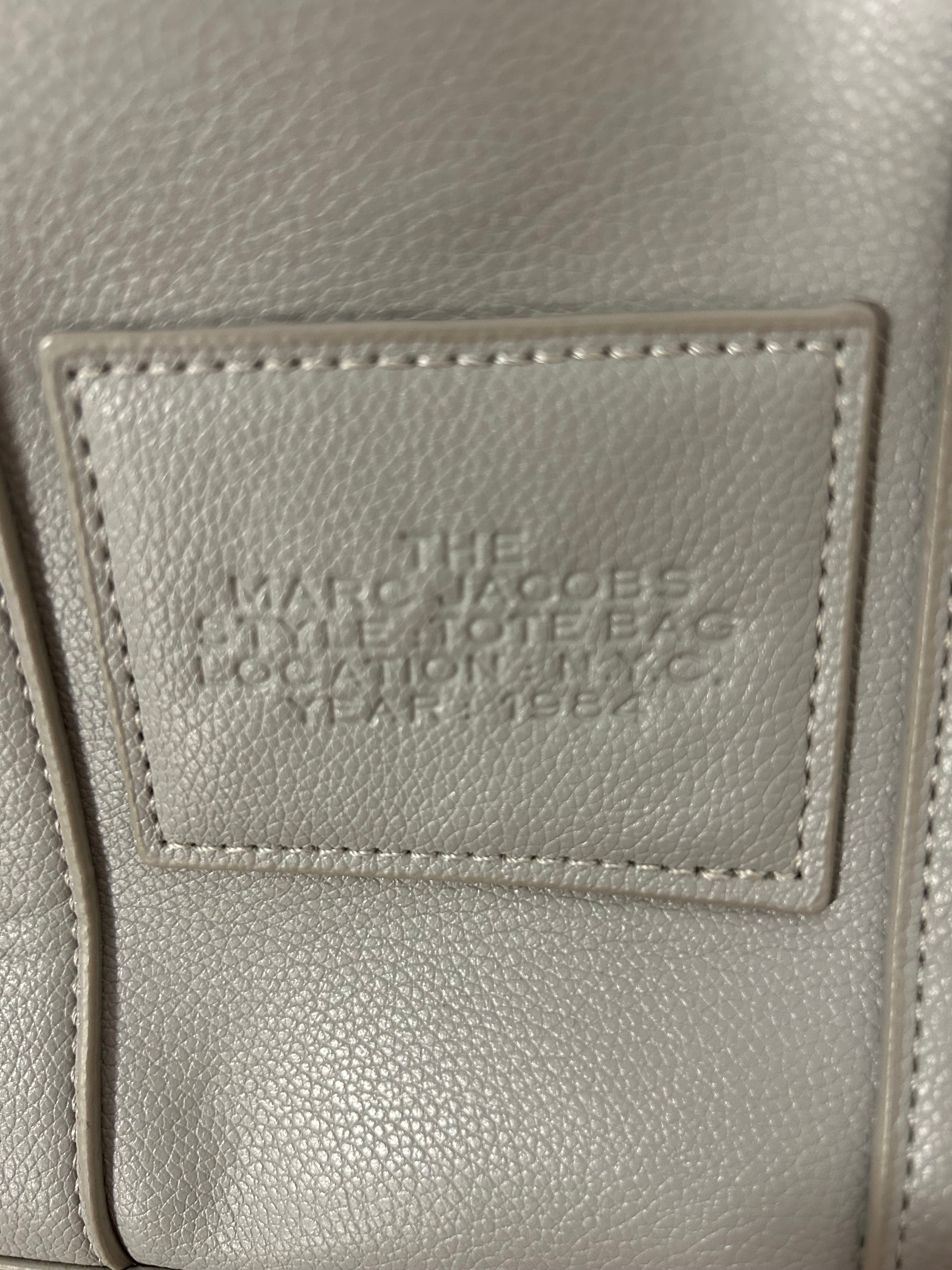 Marc Jacobs, leather tote bag, Carmel