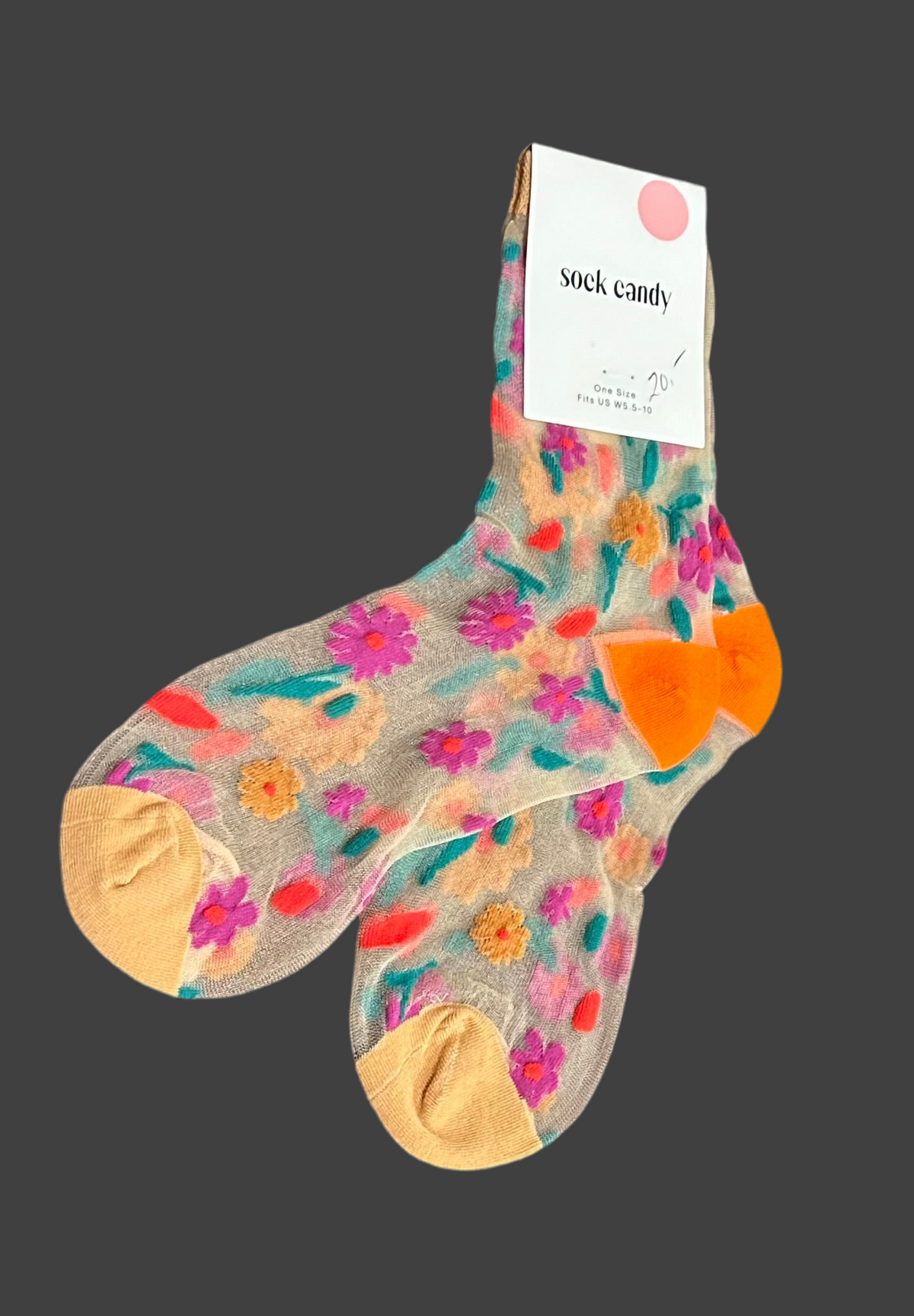 Sock Candy, ditzy floral, socks