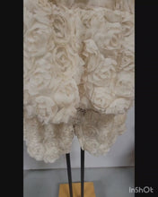 Load and play video in Gallery viewer, Manle, Cream Rosette Short &amp; Shirt Set
