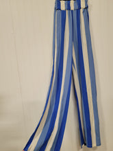 Load image into Gallery viewer, Blue and Cream Striped Pants, size XL
