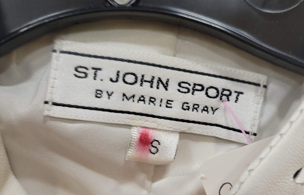 St. John Sport, Leather Jacket, size Sm