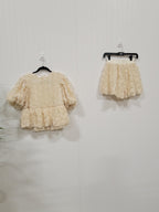 Manle, 2piece Short & Shirt Set, size Medium