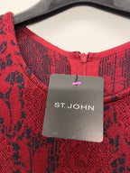 St. John, knit dress, size 10