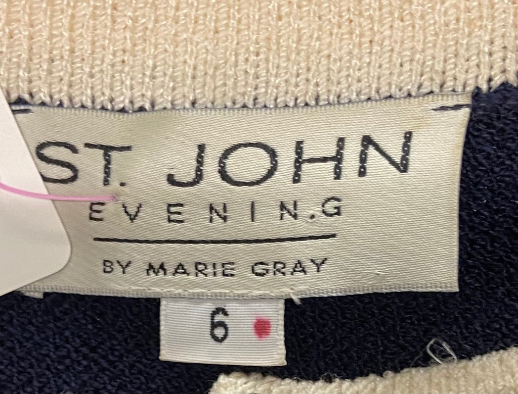 Vintage, St. John Evening, by Marie Gray, 2pc. Dress, size 6