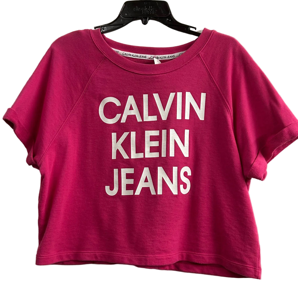 Calvin Klein, cropped top, size Small